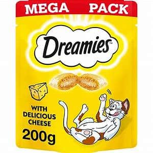 Dreamies Cat Treats With Cheese Mega Pack 200g