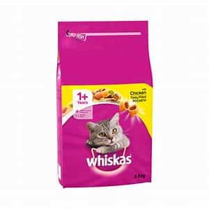 Whiskas 1+ Classics Complete Adult Salmon Dry Food (1.9kg)