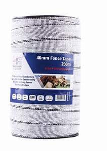 White 40mm x 200mm Electric Tape