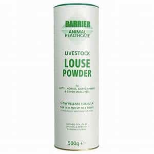 Barrier Animal Health Barrier Livestock Louse Powder x 500 Gm Shaker