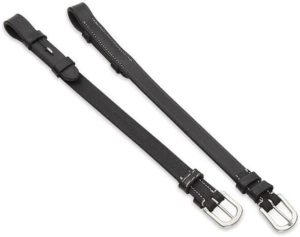 SALISBURY BRIDLE CHEEKS, HOOK STUD Match Salisbury Bridle [BLACK] [COB]