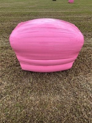 'The Pink One'  9 Bale Pack haylage - Timothy