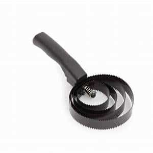 EZI-GROOM Reversible Metal Curry Comb - Black
